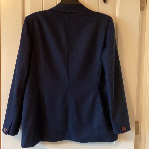 Vintage Pendleton Wool Blazer - Navy Blue - Picture 2 of 7
